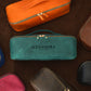 "The Stylist Case" Personalized Leather Hair Dryer Bag - Handcrafted Travel Organizer for Dyson & Essentials