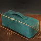 "The Stylist Case" Personalized Leather Hair Dryer Bag - Handcrafted Travel Organizer for Dyson & Essentials