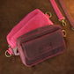 Personalized Leather Crossbody Pouch – Magnetic Quick-Access & Minimalist Style