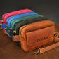 Personalized Leather Crossbody Pouch – Magnetic Quick-Access & Minimalist Style