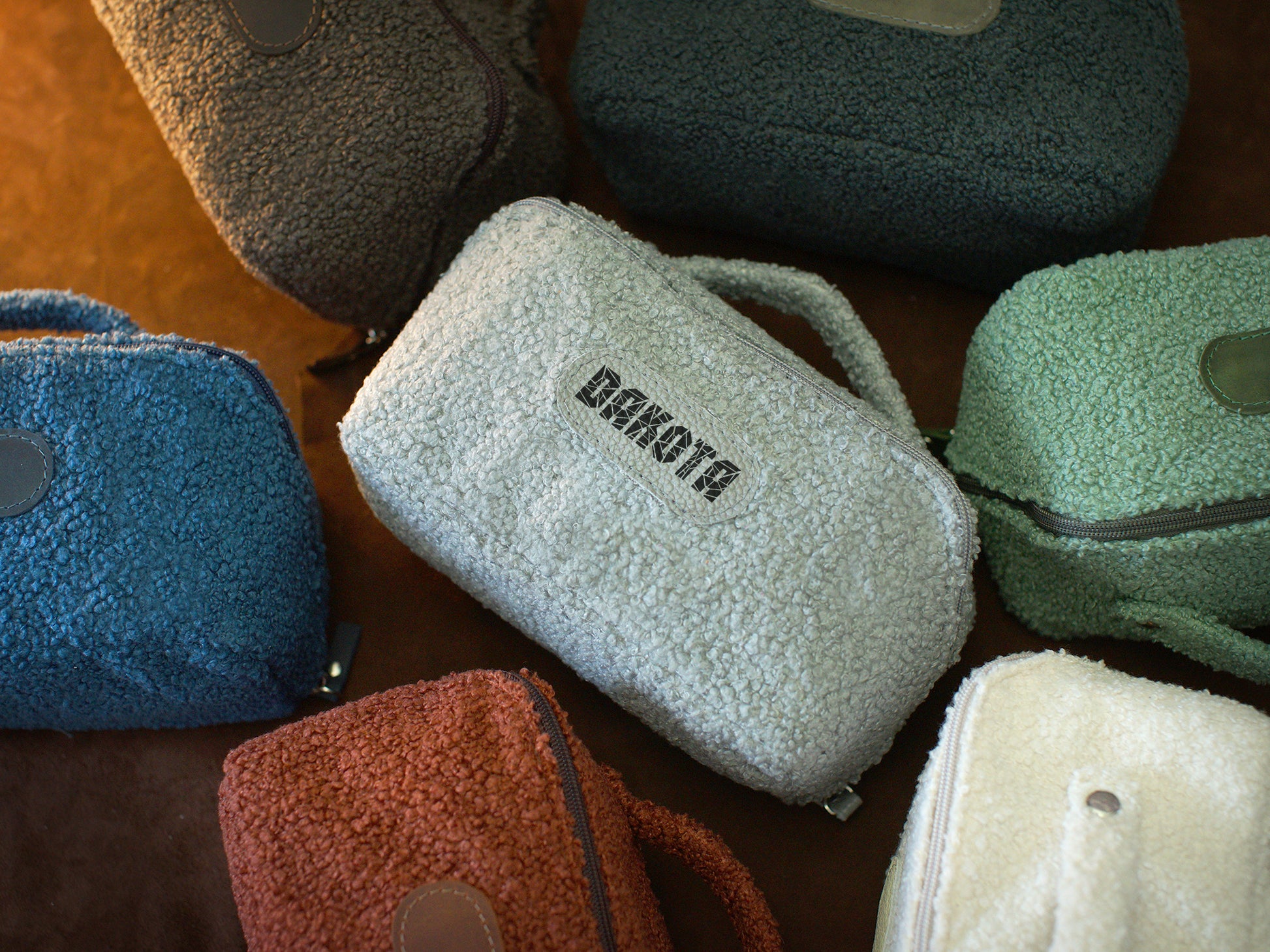 The Cloud Roll sherpa bag in use outdoors, cozy plush design