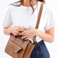 "The Heritage Line" Personalized Leather Bag Strap – Handcrafted Adjustable Crossbody Replacement Belt