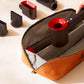 "The Stylist Case" Personalized Leather Hair Dryer Bag - Handcrafted Travel Organizer for Dyson & Essentials
