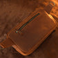 Leather crossbody sling gift box with custom engraving, premium unboxing