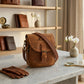 Handcrafted personalized leather crossbody bag – The Rover by RokosStudio