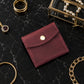 Handcrafted personalized leather jewelry pouch – The Treasure Wrap by RokosStudio