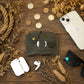 The Navigator leather AirTag wallet, personalized gift for him