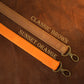"The Heritage Line" Personalized Leather Bag Strap – Handcrafted Adjustable Crossbody Replacement Belt