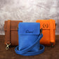 The Urban Explorer leather messenger bag, side profile view