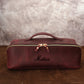"The Stylist Case" Personalized Leather Hair Dryer Bag - Handcrafted Travel Organizer for Dyson & Essentials