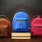 Handcrafted personalized leather mini backpack – The Urban Petite by RokosStudio