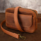 Personalized Leather Crossbody Pouch – Magnetic Quick-Access & Minimalist Style