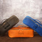 "The Stylist Case" Personalized Leather Hair Dryer Bag - Handcrafted Travel Organizer for Dyson & Essentials
