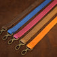 "The Heritage Line" Personalized Leather Bag Strap – Handcrafted Adjustable Crossbody Replacement Belt