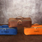 "The Stylist Case" Personalized Leather Hair Dryer Bag - Handcrafted Travel Organizer for Dyson & Essentials