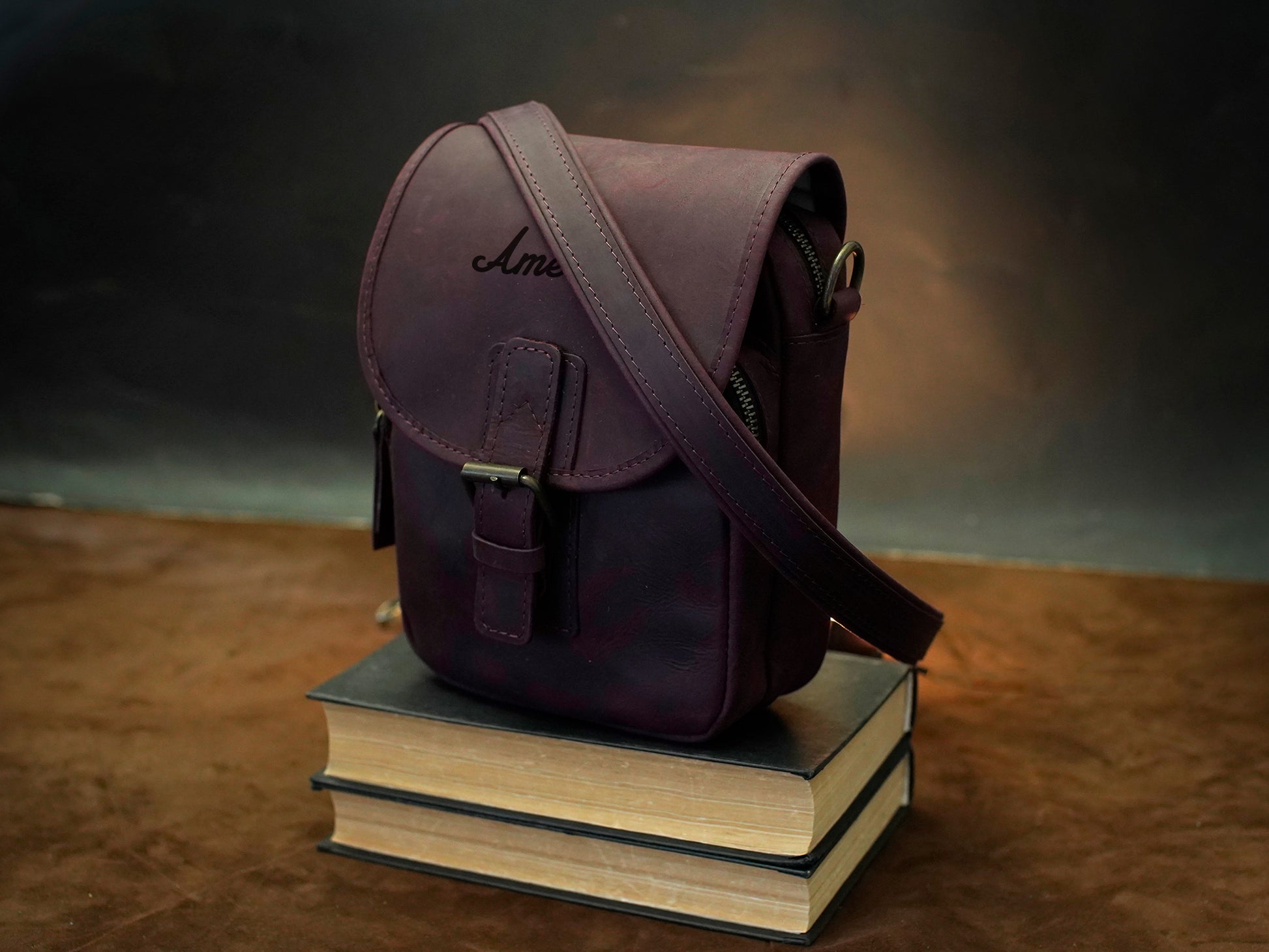 Interior of leather delicates case, soft lining for delicate garments