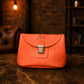 Handcrafted personalized leather cosmetic bag – The Petite Luxe by RokosStudio