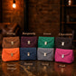 The Petite Luxe leather cosmetic bag, personalized gift for her