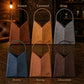 Collection of personalized leather tote bags in various colors