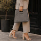 Leather market bag color options – brown and tan, classic everyday shopper