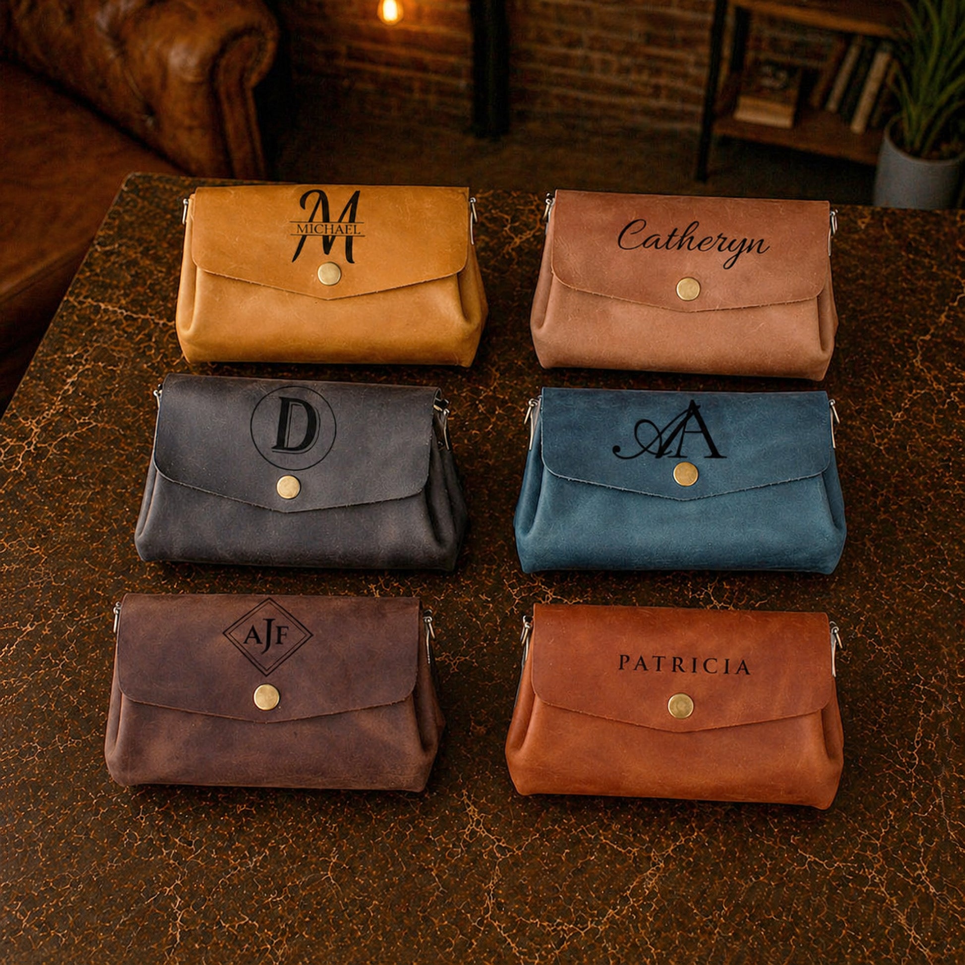 Handcrafted brown leather mini crossbody bag – The Petite Crossbody by RokosStudio